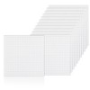 Bewudy 12 Pieces 7 Count Plastic Canvas, 4.17 x 4.17in