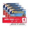 Filtrete 20x20x2 AC Furnace Air Filter, MERV 11, MPR 1000,