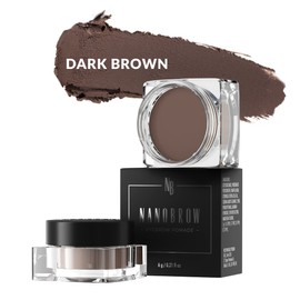 Nanobrow Eyebrow Pomade Dark Brown - Waterproof Colouring Pomade - Precise Contour and Refill Eyebrows