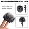 BDSHUNBF Pack of 25 Microphone Windscreen, Lavalier Microphone Wind Protection,