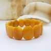 MUSEUM REPRODUCTIONS Golden Jade Stretch Bracelet - Beaded Bangle