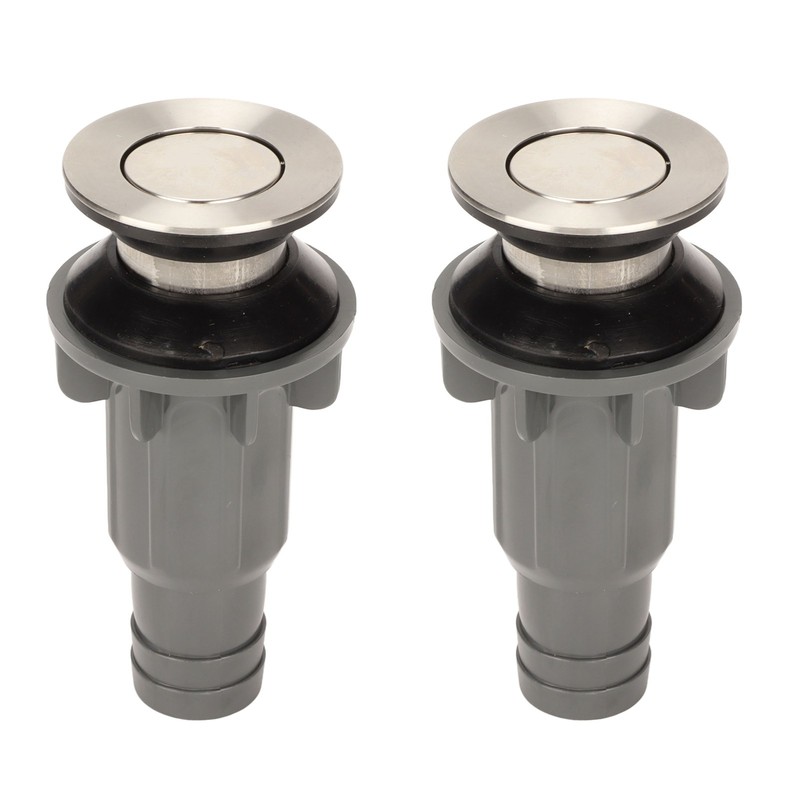 2 Pcs Bathroom Sink Stopper Stainless Steel Wash Basin Drain