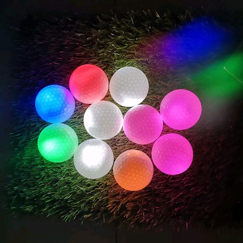 Namvo 2 x Golf Balls with LED Light for Night
