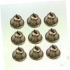 CORHAD 20pcs Bronze Bell Handmade Decorative Bells Ergonomic Handle for