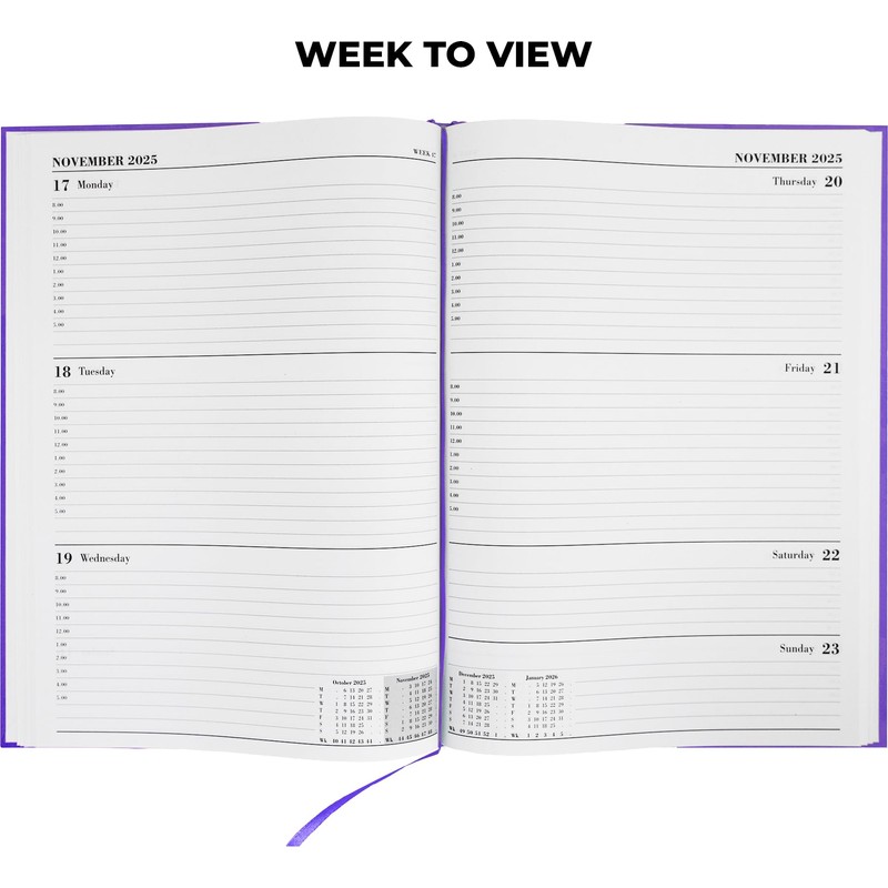 Star Note 2025-2026 A5 Week to View Academic Diary School