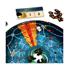 Greece Lightning | Greek Hydra Regatta Race Board Game | WizKids