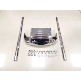 Unbranded Chrome Front Fender Tip + Spear Trim For Harley Heritage Softail Electra Glide