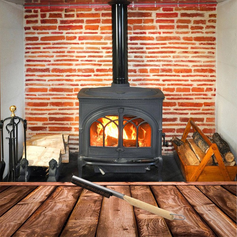 Pizza Stone Oven Brush Scraper Barbecue Oven Cleaner Brushes Removable