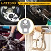 LATTOOK 3/8" Drive Crowfoot Wrench Set, 10-Piece Metric Crows Foot