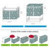 TINAYAUE Students Dormitory Bunk Bed Curtain Shading Tent Cabin Lightproof
