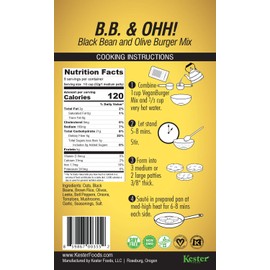 Vegan Burger (9 Patties) - B.B. & Ohh!