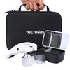 YOCTOSUN Magnifying Glasses with Light, LED Head Magnifier with 5