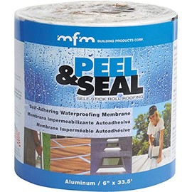 Mfm Building Product 50042 6"X33.5' Peel & Seal, 6 in. x 33.5 Ft, Aluminum - Pack of 2