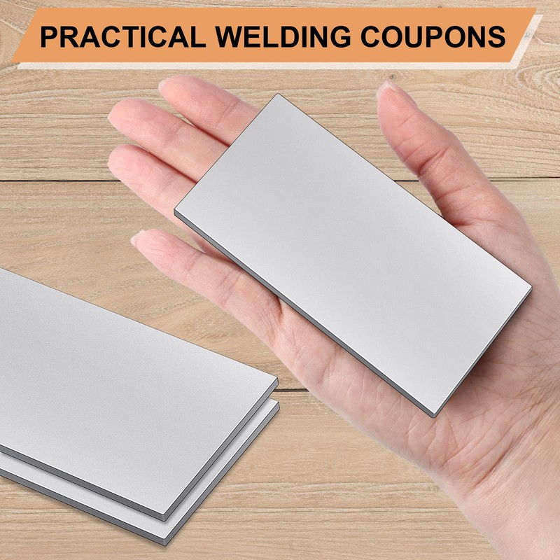 24 Pcs Welding Coupons 2 x 4 Inch Mild Steel