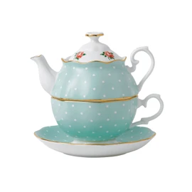 Royal Albert New Imperial Rose Tea for One (Polka Rose) / 로얄알버트 뉴황실장미 티포원 (폴카로즈)