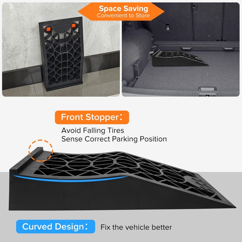 Donext Car Ramps for Easy Vehicle Maintenance and Safe Lifting,
