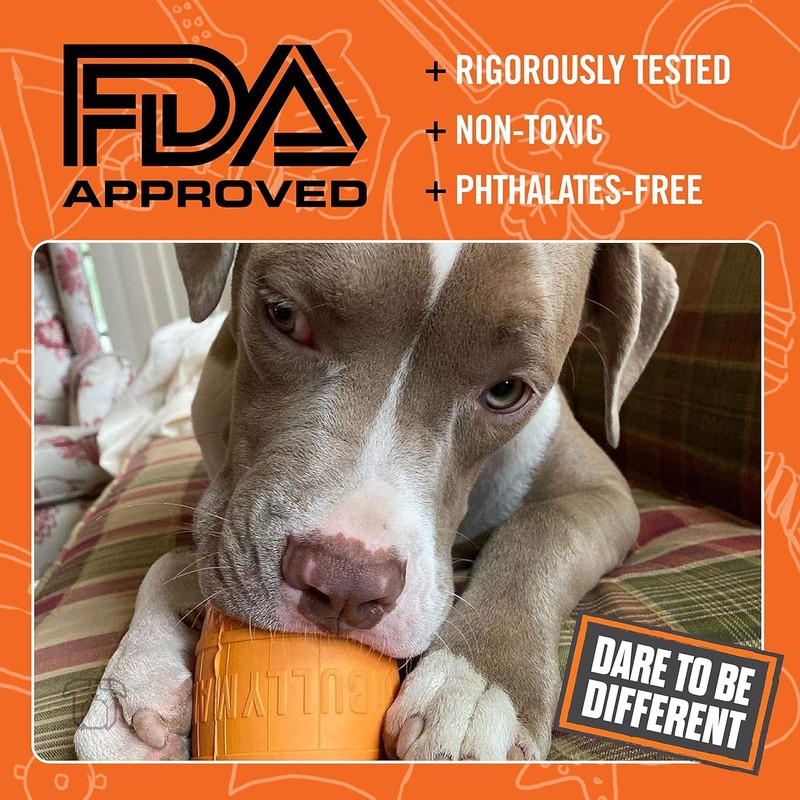 BULLYMAKE Rubber Keg Chew Toy For Dogs | Durable Dog