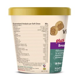 NaturVet – VitaPet Puppy Daily Vitamins for Dogs – Plus Breath Aid – Specifically Formulated to Provide Puppies with Essential Vitamins, Minerals, Amino Acids & Fatty Acids