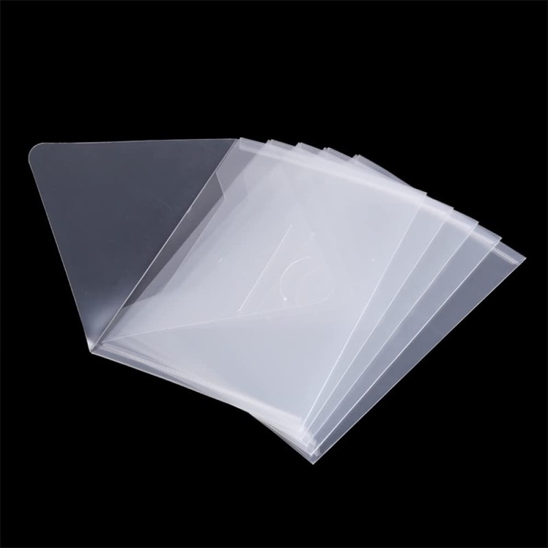 30 Pieces Stamps and Dies Storage Bags Pockets Resealable Plastic