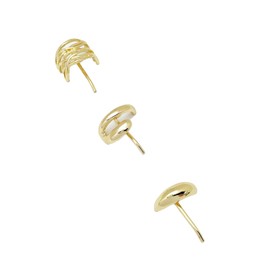 Lapimou Hair Cuff, Pony Hook, Hair Hook, Hair Cuff, Hair Accessories, Hair Accessories, Hair Accessories, Curve, Arch, Metal, Nuance, Adult, Popular, Korea (Gold (Cross))