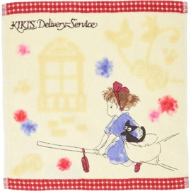 Maruma Ghibli Mini Hand Towel, Kiki's Delivery Service, 100% Cotton, Character Goods, Gift, Present, Birthday, Mother's Day, Dream City 1005035700