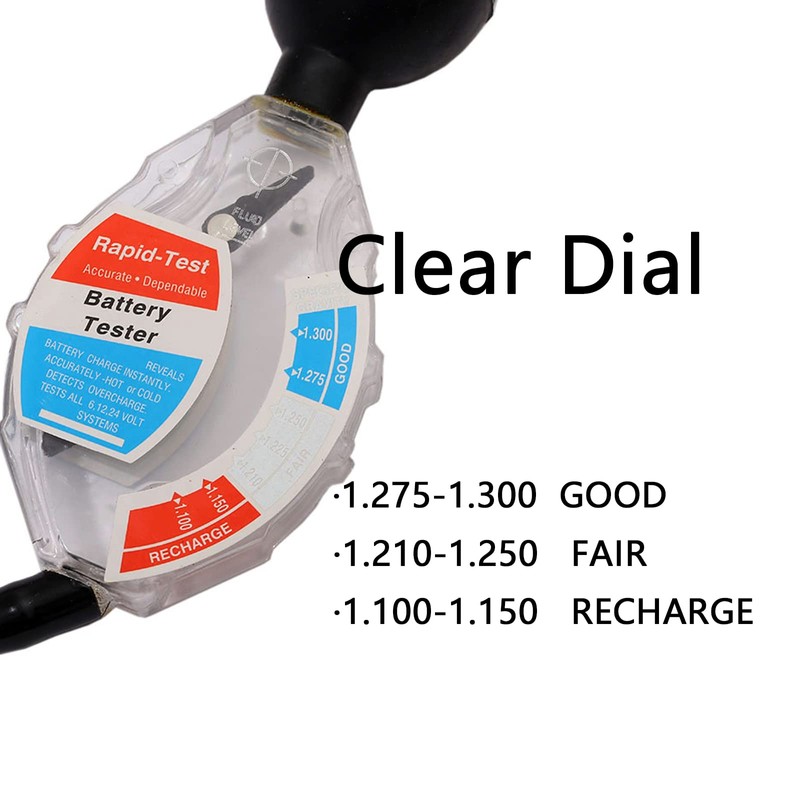 Watris Veiyi Rapid Battery Hydrometer Tester, Deep Cycle Battery Tool,