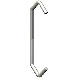 Generic Powder Coating Hook V-Hook: 4"" Long .062 Wire VV-Style Leg Length 0.75"" Made in USA Spring Steel 50 Per Pack, Silver