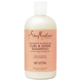 SheaMoisture Coconut Hibiscus Curl Shampoo, 13 Ounce
