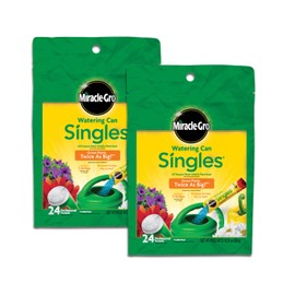 Miracle-Gro Watering Can Singles All Purpose Water Soluble Plant Food, 2 Pack