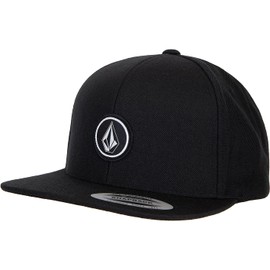 Volcom Quarter Twill Snapback Cap, black