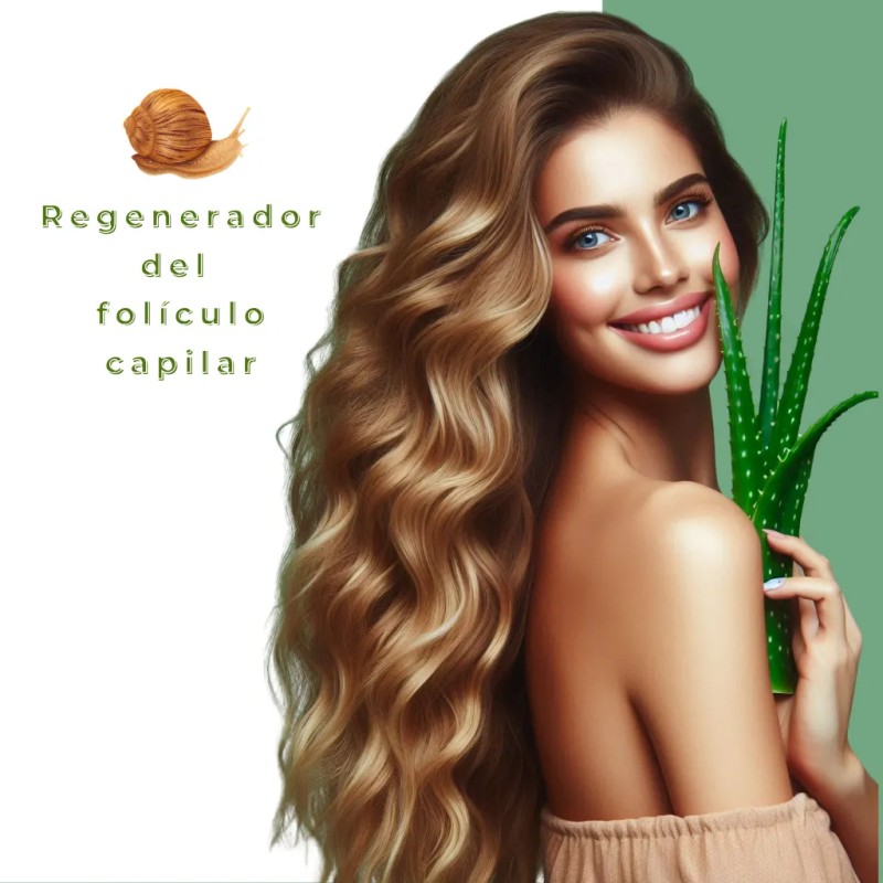 Tratamiento Baba De Caracol Con Aloe Vera, Regenera Cabello