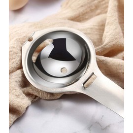 Stainless Steel Egg White Yolk Separator,Food-grade Safety Material Egg Divider Egg Yolk Separator Spoon Kitchen Tool,baking gadgets, egg extractor
