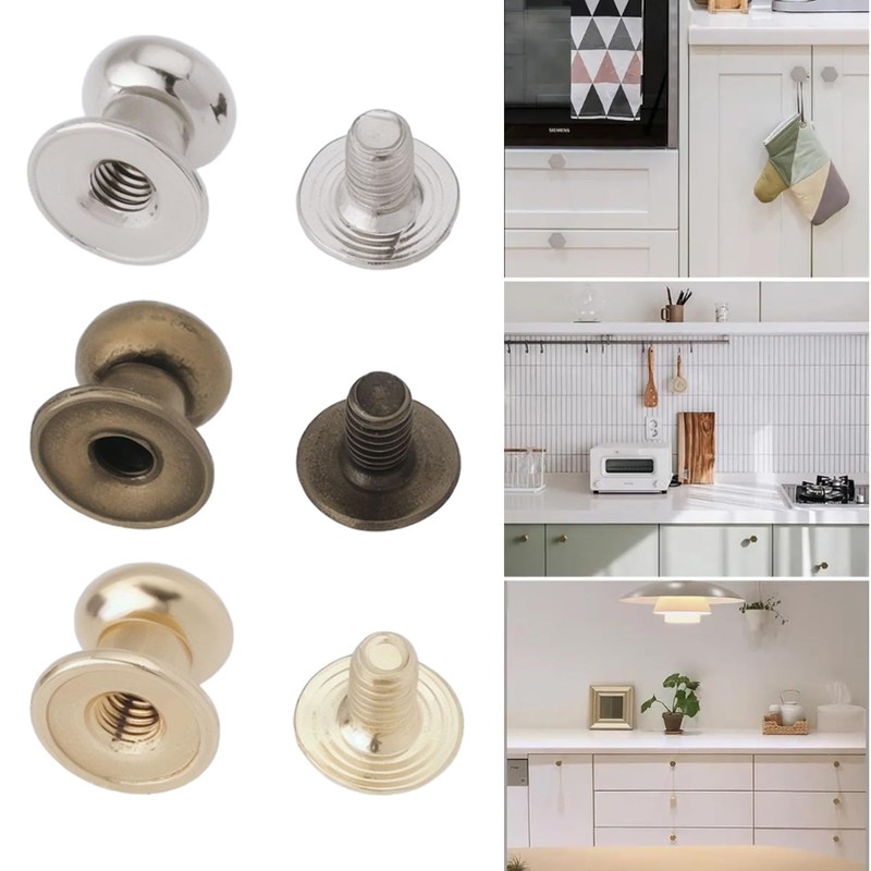 eMagTech 30Pcs Mini Drawer Knobs Jewelry Box Small Knobs with