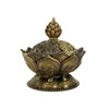 Something Different Wholesale Elegant Brass Metal Lotus Incense Cone Holder