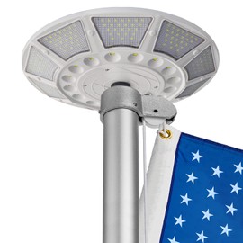 Solar Flag Pole Light – 360° LED Illumination, Solar Powered, Waterproof for 20-25ft Flagpoles – Outdoor Yard Lighting – Perfect for Residential & Commercial Use