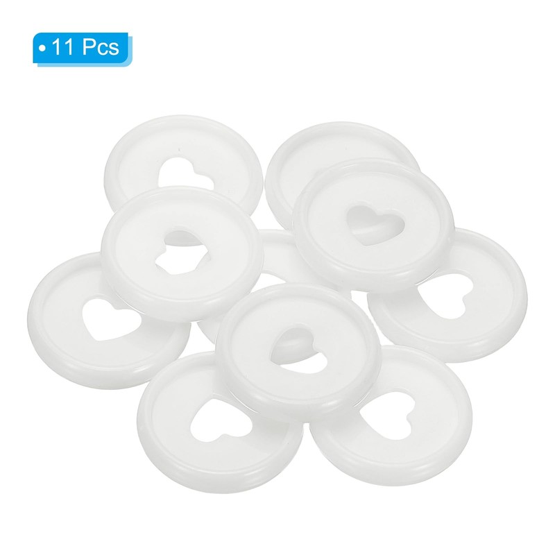 PATIKIL 24mm Plastic Book Binding Discs, 11 Pack Discbound Expansion
