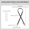 Genuine Vachetta Leather Purse Straps Replacement Crossbody, Adjustable Bag Strap