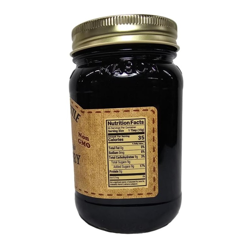 The Dutch Kettle Elderberry Jelly 2/19 Oz Jars with Fabric