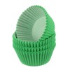 sourcing map 100 Count Cupcake Liners Green Cupcake Cups Standard