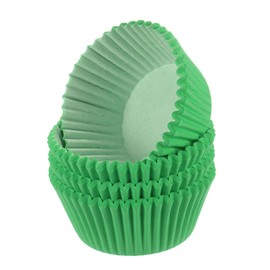 sourcing map 100 Count Cupcake Liners Green Cupcake Cups Standard Size Muffins Liners Papers Baking Cups Wrappers Greaseproof for Party Wedding Birthday