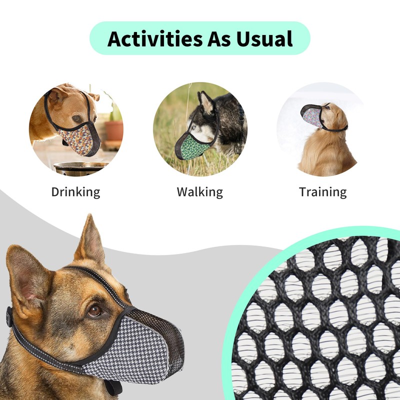 JOYPAWS Dog Muzzle for Extra Large Breed Dogs to Prevent