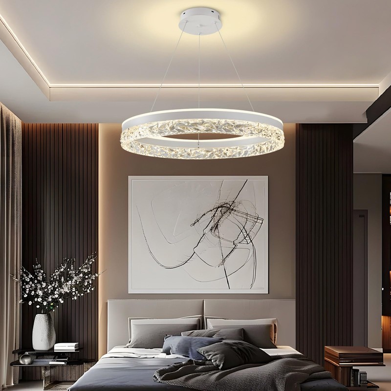 Modern LED Chandelier Pendant Lighting for Kitchen Island, 3000K/4500K/6000K Selectable