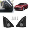 2pcs Car Door Tweeter Speaker Cover Trim Loudspeaker Decor Replacement