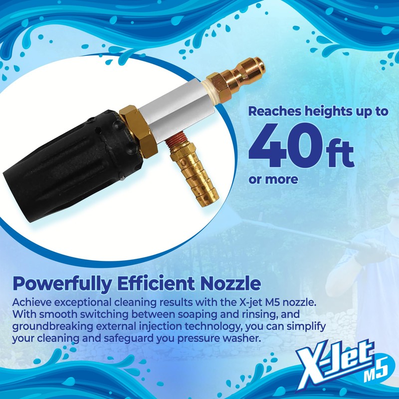 X-Jet M5 Nozzle Only #13 - Adjustable Long-Range External Injection