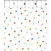 In The Beginning On The Go PRIME COLOR DOTS Fabric