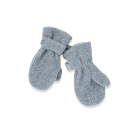 Chicco Winter Fleece Gloves Velcro Fastening Design in Italy Baby Unisex, gray