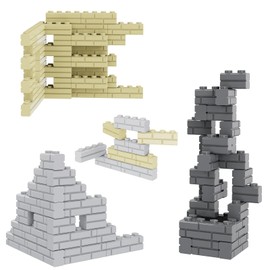 TTEHGB TOY Classic Building Bricks, 300 Pcs Masonry Profile Bricks, Wall Bricks Blocks, Compatible with All Major Brand Parts and Pieces(300 Pcs)