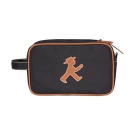 AMPELMANN Freshener Toiletry and Cosmetic Bag Black with Ampelmann, black