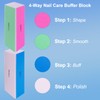 Yamobi Pack of 12 Buffer for Nails, Nail Files for