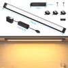 WOBANE LED Under Cabinet Lighting, 24 inch Black Cabinet Light,